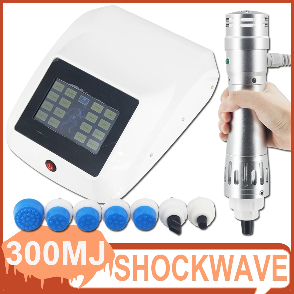 

Professional Shockwave Therapy Machine ED Physiotherapy 300MJ Shock Wave Equipment Tennis Elbow Pain Removal Body Relax Massage