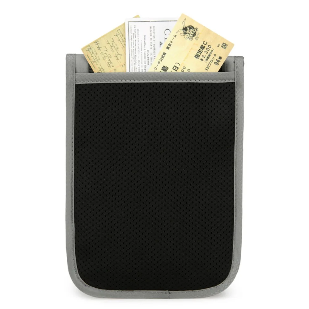 RFID Blocking Travel Neck Wallet and Passport Holder – Anti-Theft Document Organizer