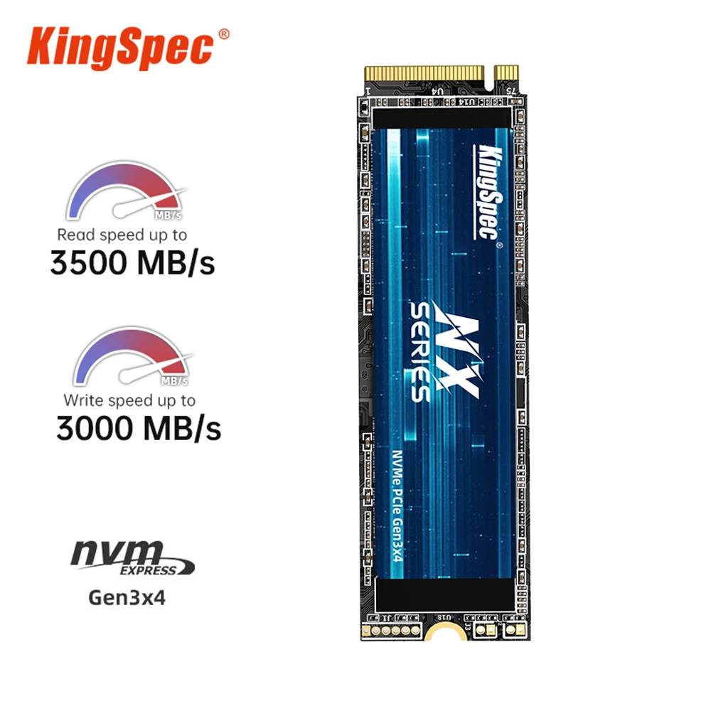 KingSpec SSD M2 NVME 512GB 256GB 1TB 240g Ssd Disco Rígido M.2 2280 PCIe 3.0 Unidade Interna de Estado Sólido para Laptop