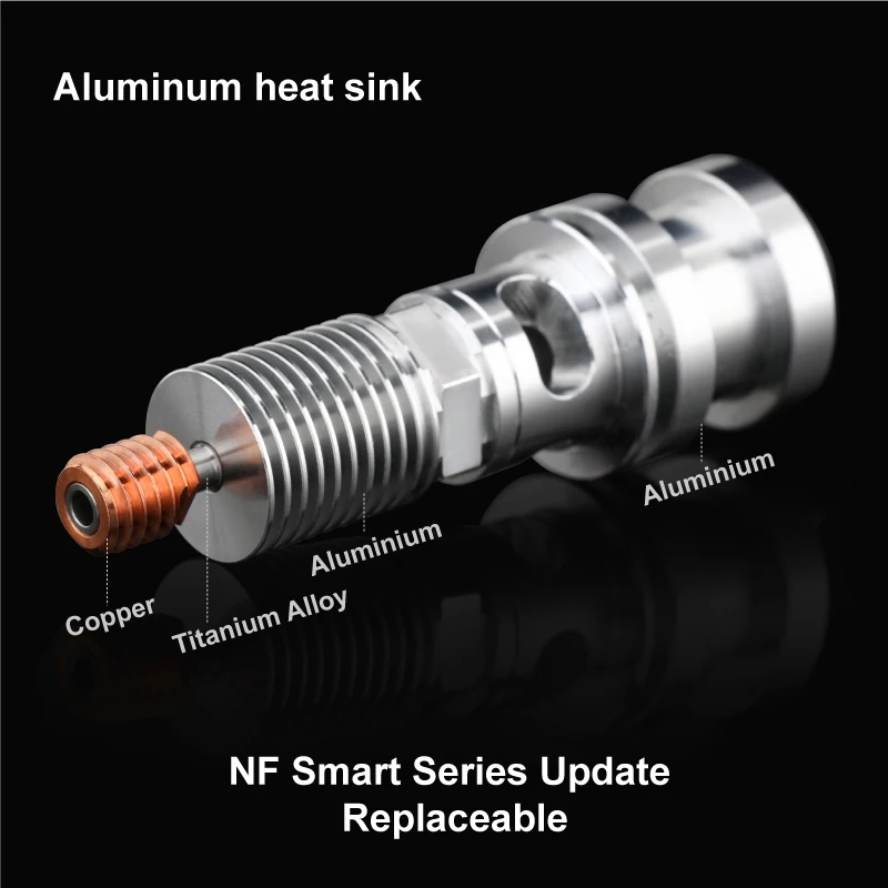 Impressora Todo Metal Nf-smart Atualização V2.0 J-cabeça Hotend 175 mm Kit Extrusora para v6 Ender Prusa Mk3 dg Mellow3d Peças de - Imagem 4