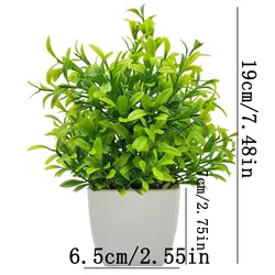 Artificial Bonsai Green Faux Plant for Indoor and Outdoor Home Décor (Floral)