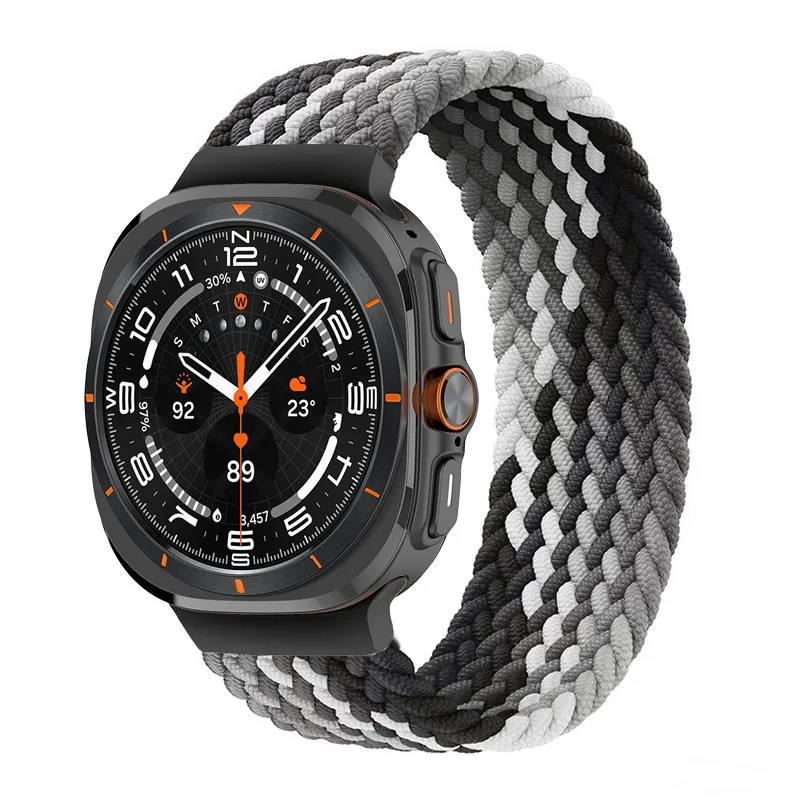 Ultra Sport Nylon Loop Braided Strap for Smartwatch - 47mm Bracelet Band Accessories