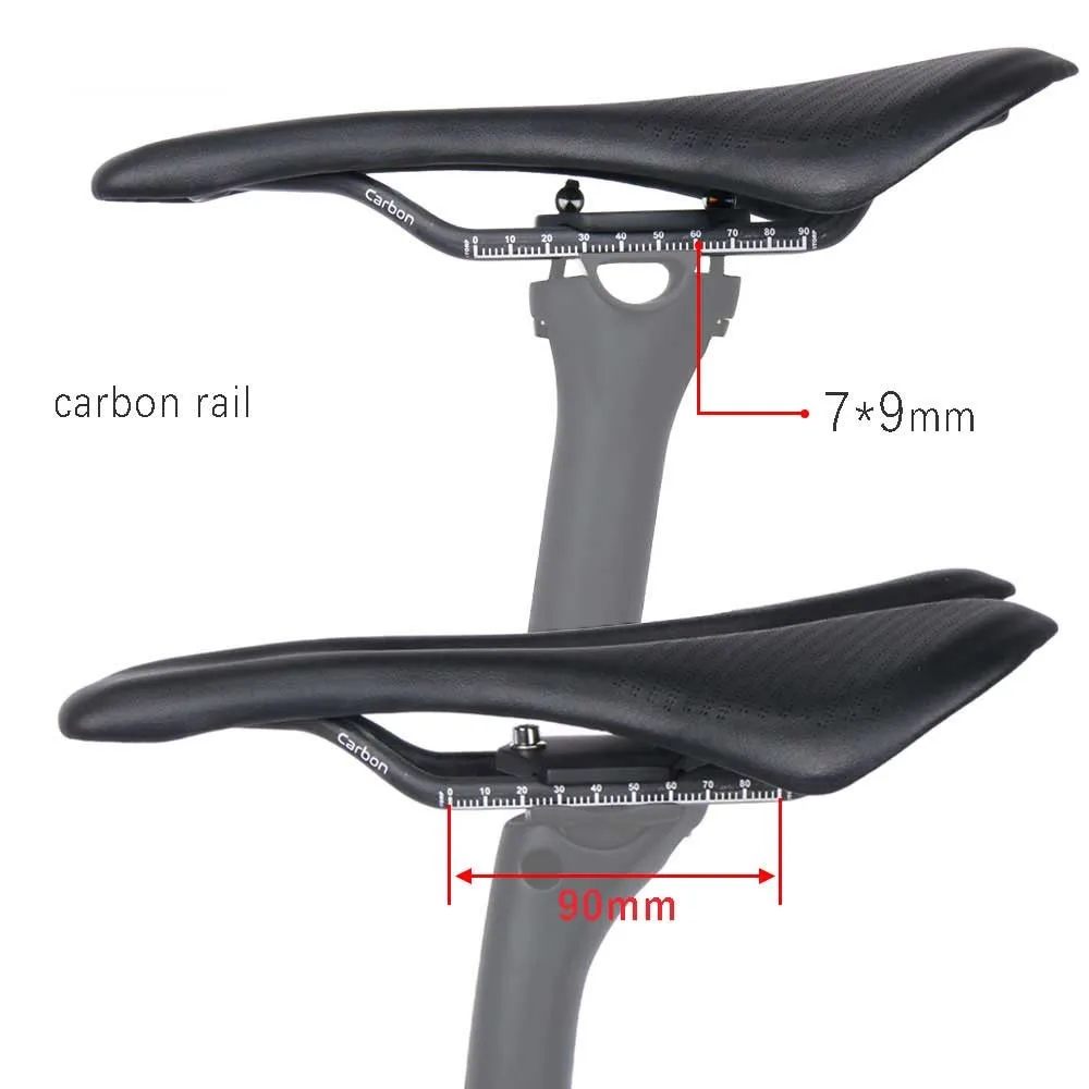 ELITAONE Carbon Bicycle Saddle 270x143mm Super Light Leather MTB Road Bike 115g Bicycle Saddle