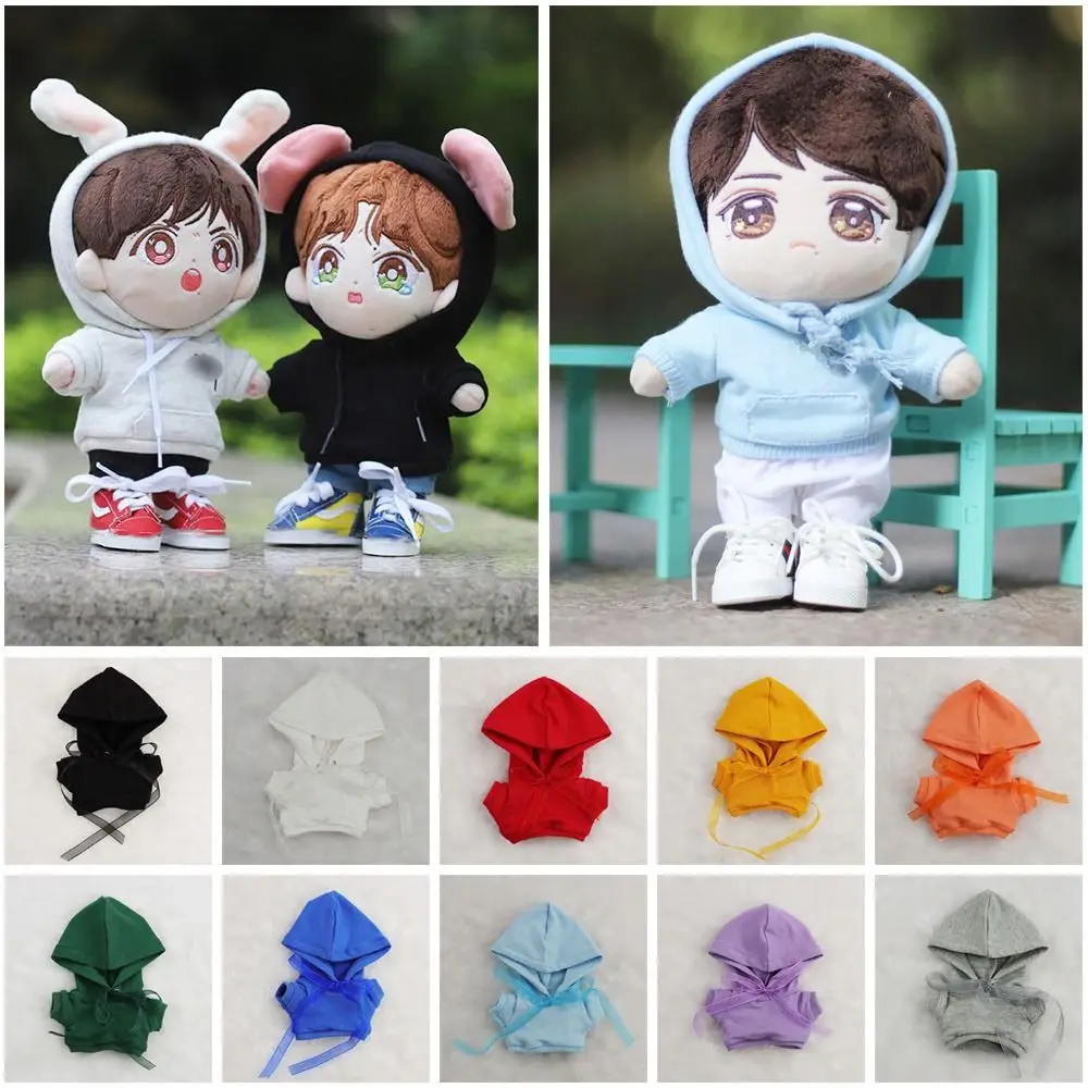 

OB11 Dolls Fashion For 10cm Dolls For 1/12BJD Dolls Sweatshirt Outfits Hoodies Clothes Handmade Hoodies Doll Tops