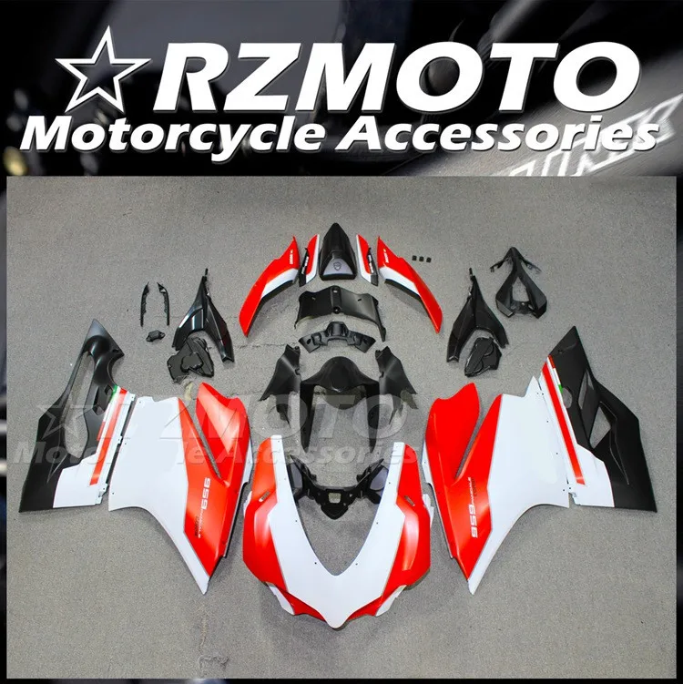

4Gifts Injection New ABS Motorcycle Fairings Kit Fit for Ducati 959 1299 Panigale s 2015 2016 15 16 Bodywork Set Custom Red Matt