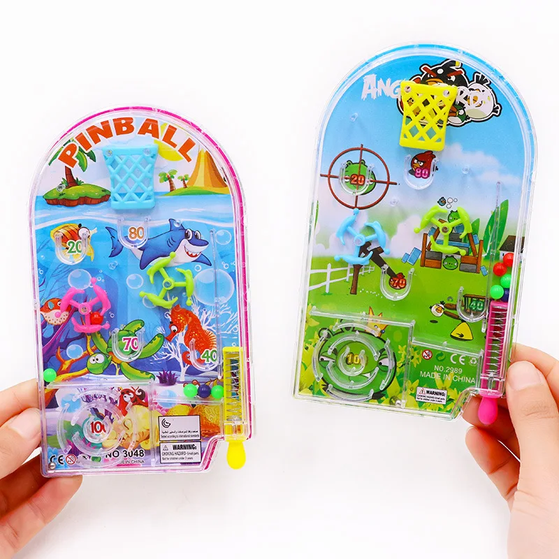 

Children Pinball Games Mini Pinball Game Machine Fun Labyrinth Beads Ejection Educational Toys Kids Shooting Board Games
