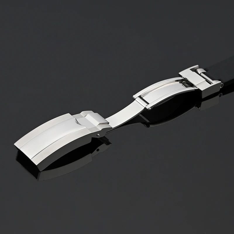 حزام سيليكون لرولكس أسود أخضر شبح الماء دايتونا ال...