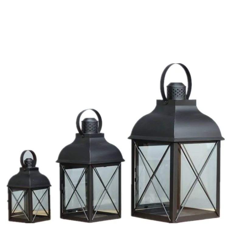 windproof-candlestick-iron-wrought-glass-style-lamp-decoration-american-candlestick-lamp-retro-lantern-lantern-soft-installation