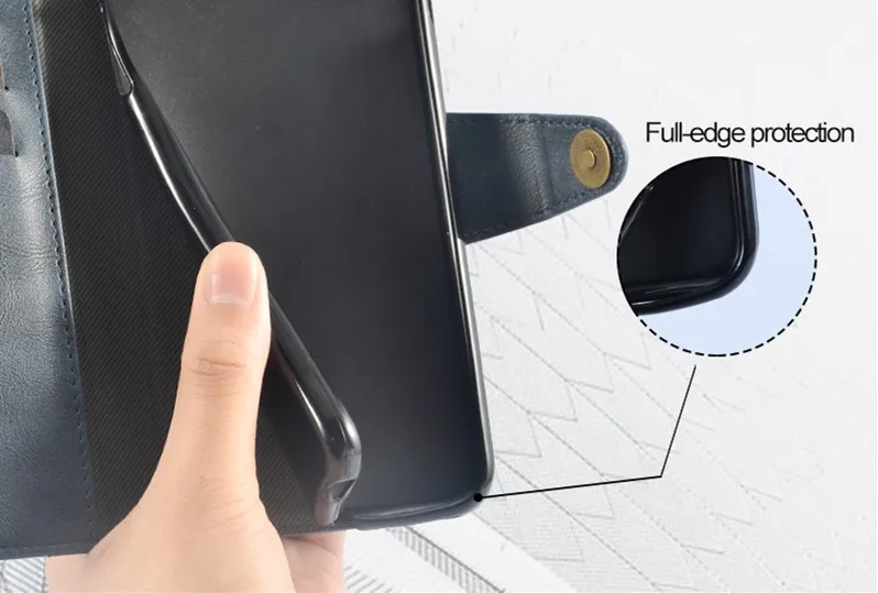 For Doogee Blade 10/Blade 10 Pro/Blade 10 Ultra case Metal Buckle retro Leather Back Case Cover Accessories 5