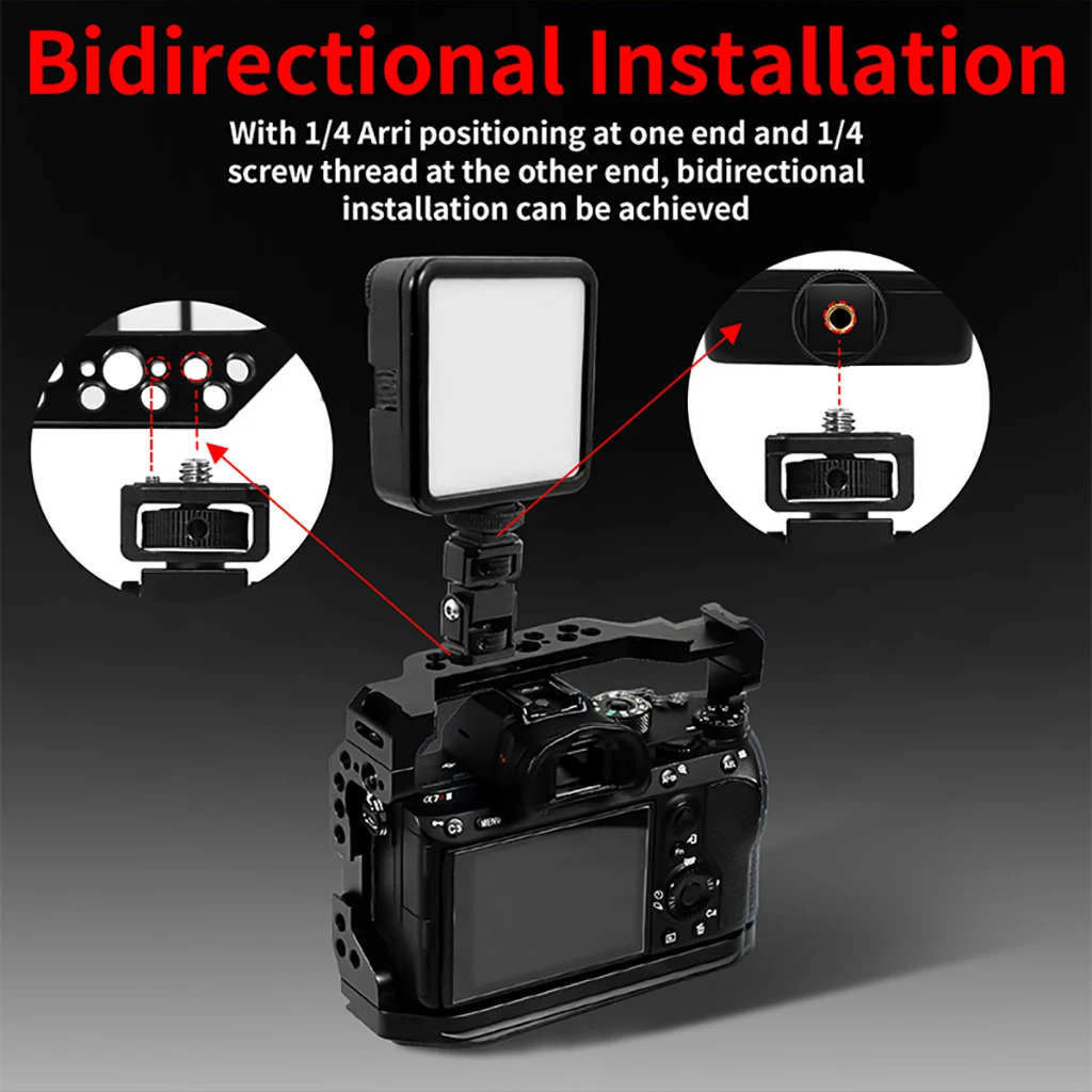 Monitor EVF Stand Holder Cold Shoe Mount for Camera Field Monitor Microphone Hot