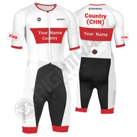 Custom Name Flag Trisuit Clothing Men's Triathlon Skinsuit RIGHTTRACK Swimming Cycling Running Competition Apparel 1