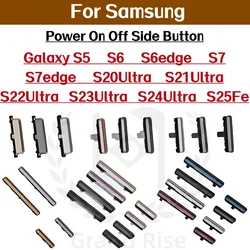 Enhanced Power and Volume Side Button Keys Replacement (S20Ultra Gray)