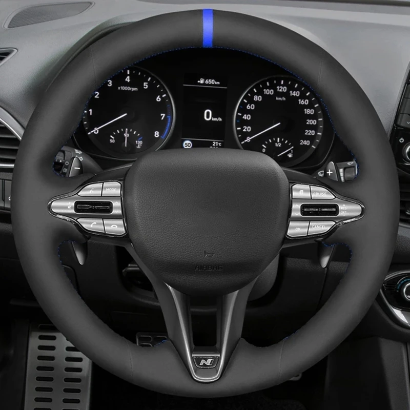 

Оплетка на руль Hyundai Veloster N 2019 2020 2021 i30 N 2018 2019 2020
