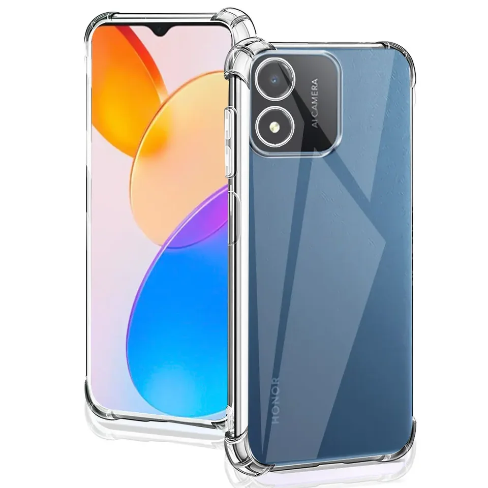 HGJTFANY Coque Pour Honor X5 Plus (6.56"), Transparent Souple