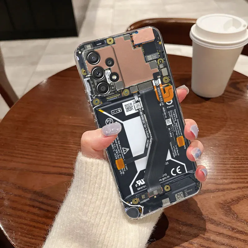 Sleek Circuit Board Design Phone Case - Enhanced Protection and Style