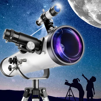 875X profesjonalna teleskop astronomiczny F70076 jednooczna 76700 o dużej aperturze 114MM do obserwowania ptaków obserwujących księżyc słońce