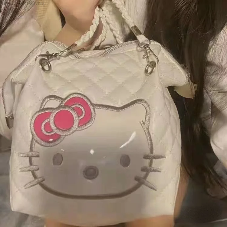 New Trendy Fashion Women's Hello Kitty Tote Handbag