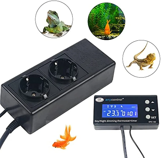 Digital LCD Thermostat Temperature Controller Reptile Terrarium Switch