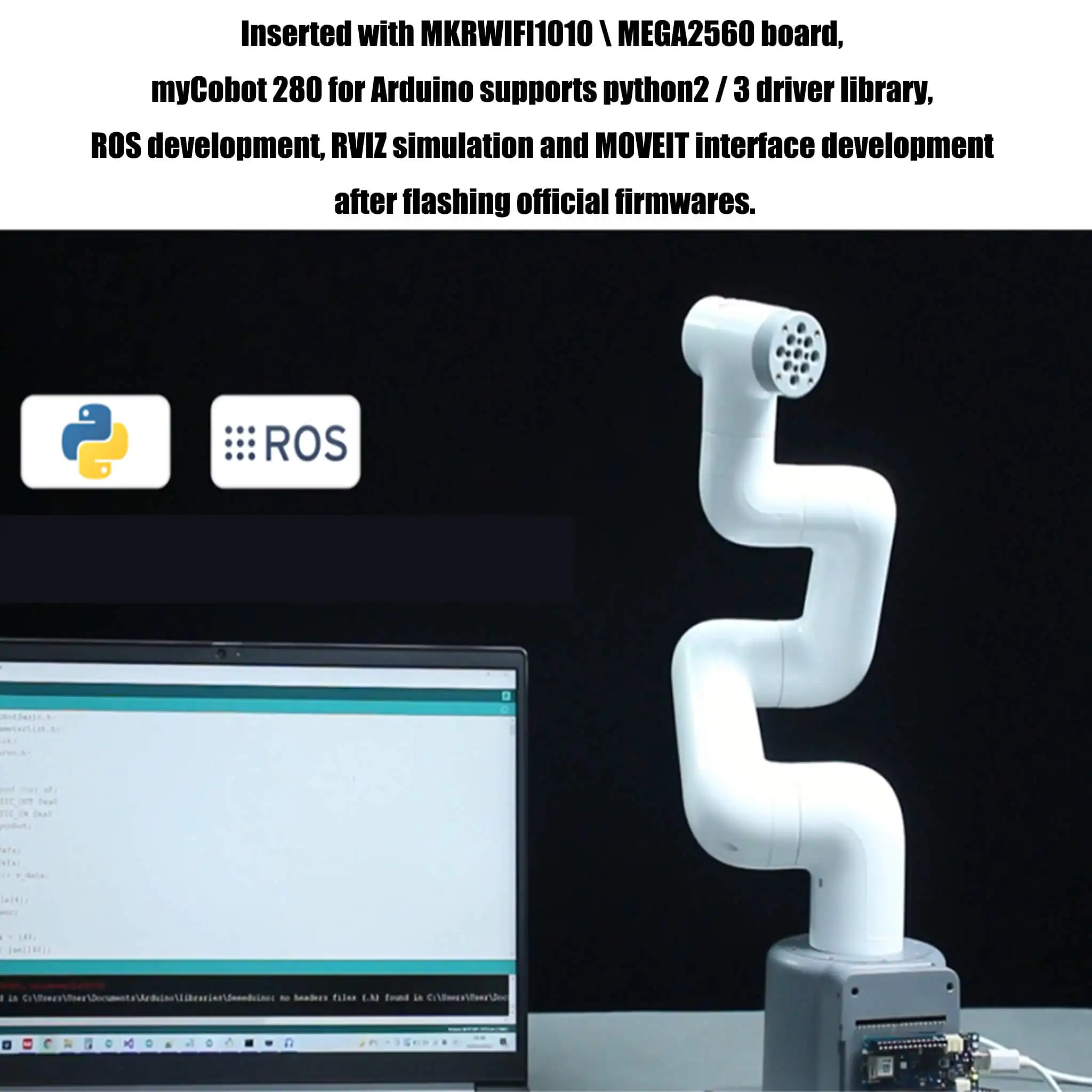 Elephant Robotics myCobot 280 for Arduino 6 DOF Collaborative Robot Educational Desktop Programming Robot Arm 4
