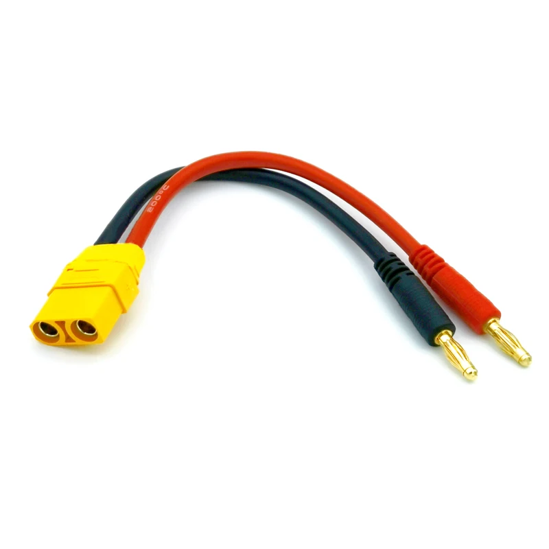 

1PCS B6 Charger Lipo Battery Balance Charging Adapter Cable 4.0mm Banana Male Plug to XT90 Female Connector for RC Aircraft