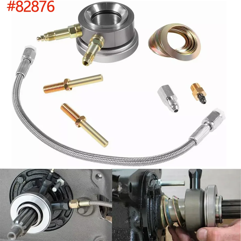 YMT 82876 T-5 스톡 클러치 유압 스로아웃 베어링 및 호스 키트 교체 GM 스타일 Borg-Warner T-5 변속기에 적합