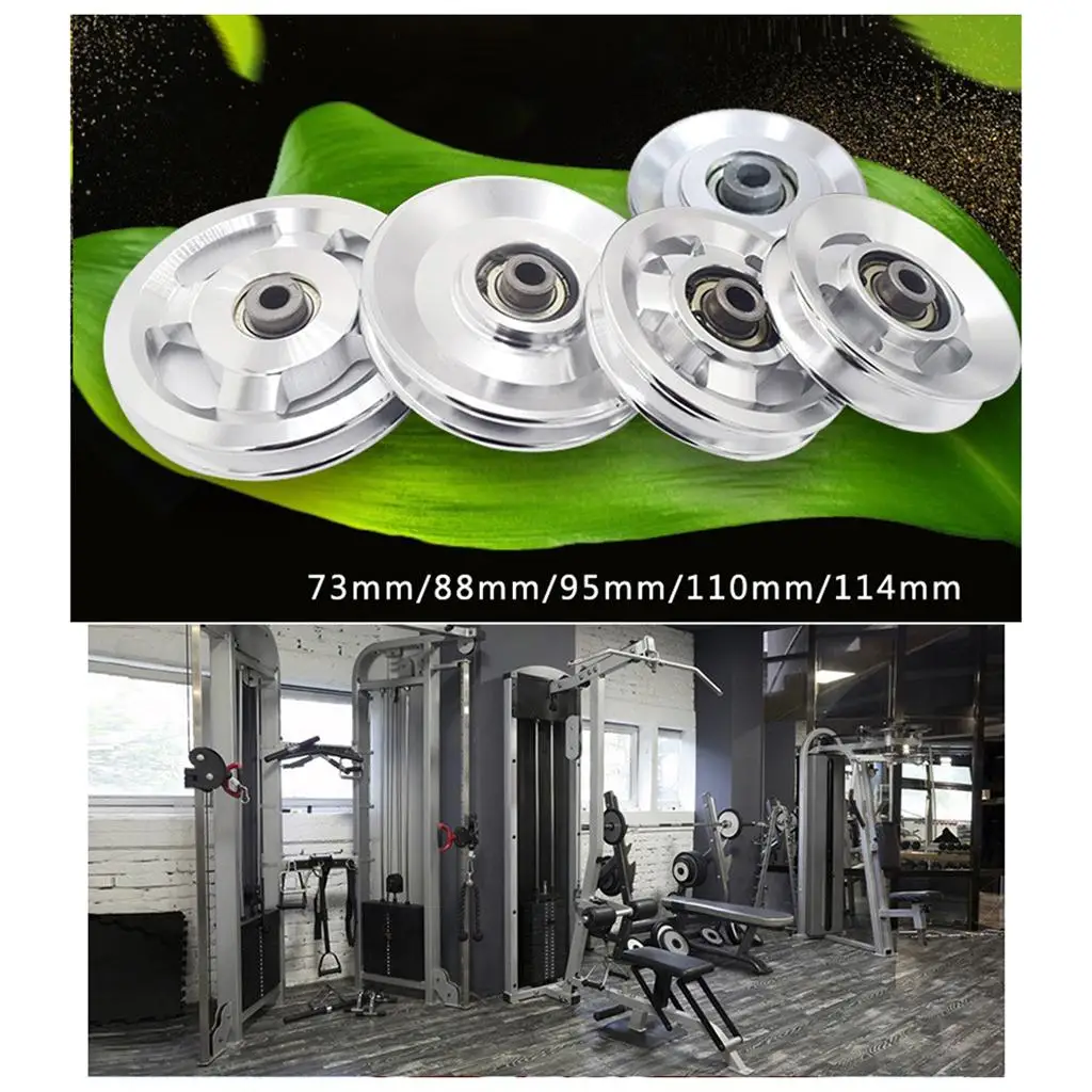 Pulley Machine Gym Equipment pulley machine CNC Integrated with High Precision Surface Anodized Not Cutting Hands and Durable