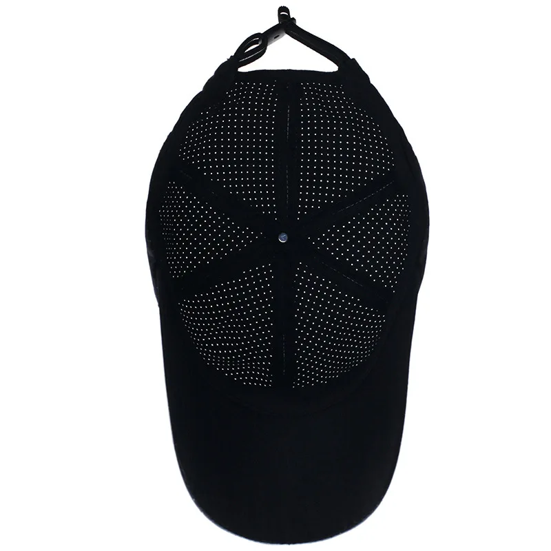 Summer Baseball Cap Solid Thin Mesh Portable Quick Dry Breathable Sun Hat Women Men Golf Tennis Running Hiking Camping Sports Sun Hats Baseball Caps Golf Caps