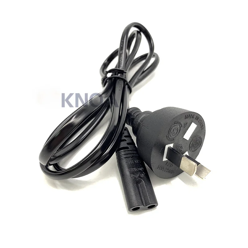 Cavo di alimentazione ue da 1.5M 2pin IEC320 C7 cavo di prolunga di alimentazione per caricabatterie per Laptop Dell Canon Epson stampante altoparlante Radio PS4 XBOX One S  7