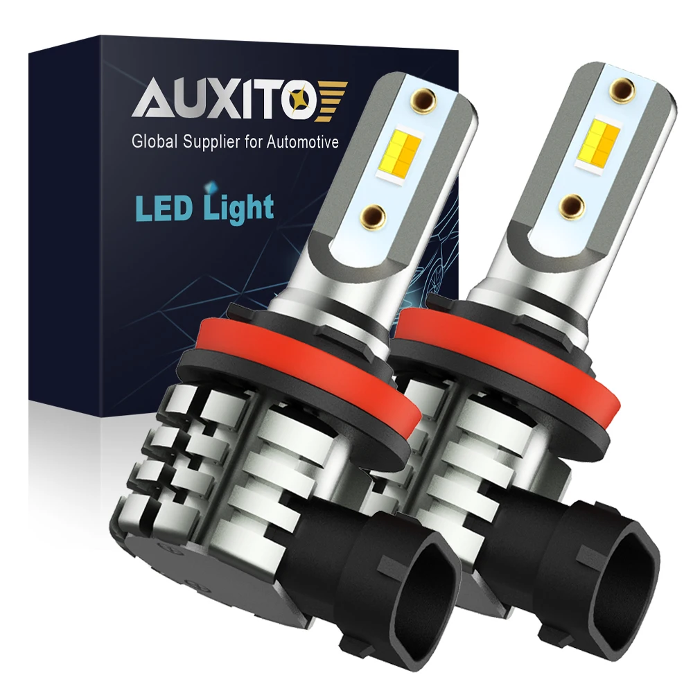

Светодиодные противотуманные фары AUXITO 2x H8 H9 H11 H16(JP), двухцветная СВЕТОДИОДНАЯ Лампа Canbus для дневных ходовых огней для BMW F30, Suzuki, Skoda Octavia Seat