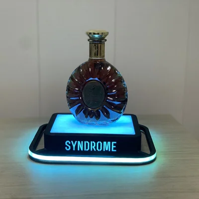 Bar New Luminous Wine Seat Ktv Vino Straniero Xo Laser Creativity Spade A Custom Wine Seat Display Rack Base Di Ricarica