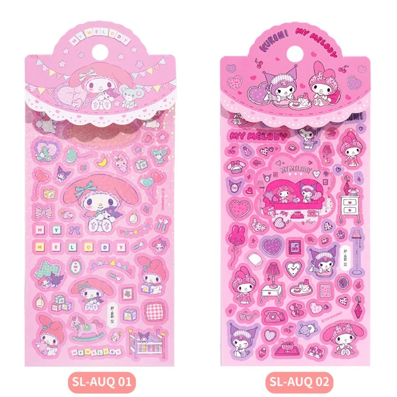 

Sanrio Original My Melody Laser Account Sticker Cute Girl Heart DIY Handmade Decorative Stickers The Holiday Gift for A Child