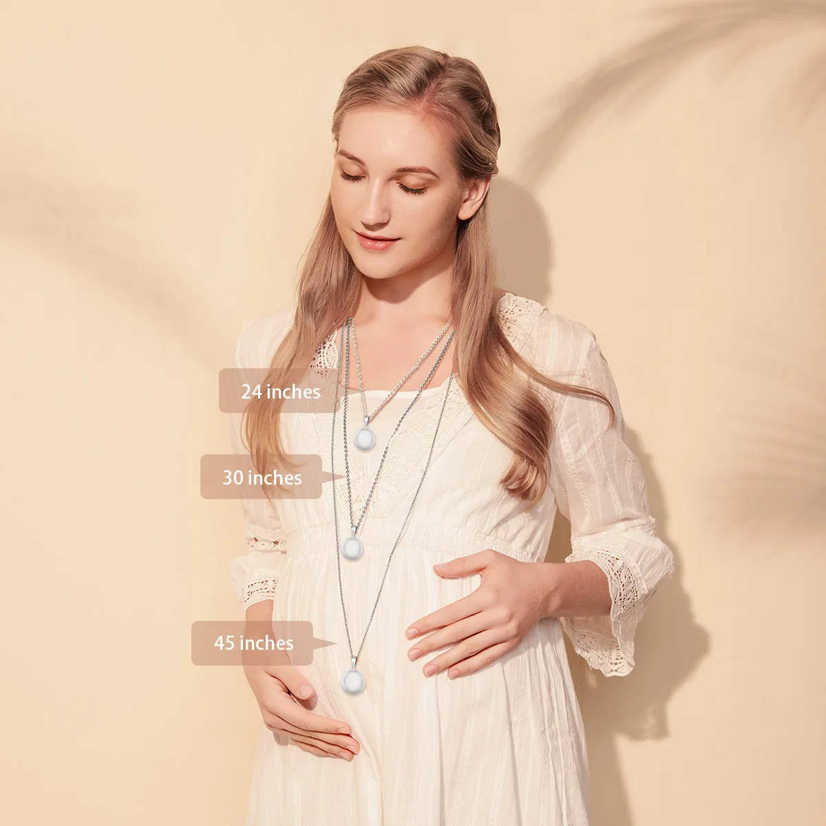 Eudora Harmony  Ball Angel Caller Pregnancy Bola Pendant Necklace Simple Smooth Chime Bell Ball Jewelry for Women Mom's day Gift 6