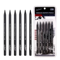 Artists Woodless Graphite Charcoal Pencil Set,Including Soft, Medium and Hard,HB/2B/4B/6B/8B/EE for Drawing,Shading Sketching 1