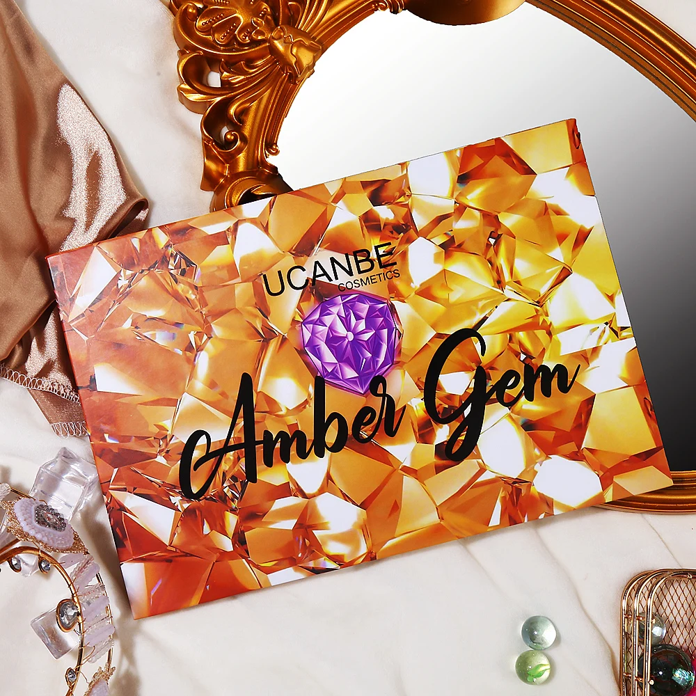 Ucanbe Amber Gem Eyeshadow Palette - 54 Colors Matte Shimmer Satin Flash  Eye Shadow - Eye Shadow - AliExpress