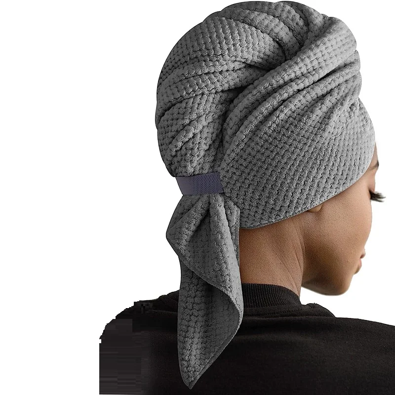 

Extra Large Microfiber Hair Towel for Women Long, Curly, Thick Hair, Super Soft Anti Frizz Quick Dry Hair Towel Wrap