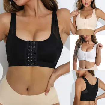 Stretchable Post-Surgery Bra Closure Tank Top Post-Mastectomy Bra For Recovery Wear Post-Operative Women's Intimates 1