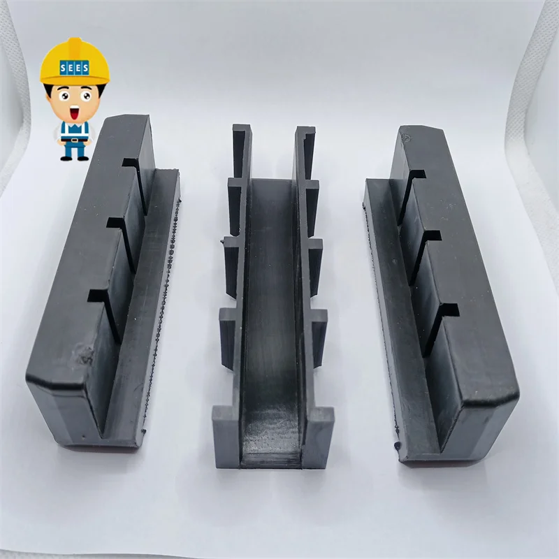 SEES KM51000154V000 KM51216845V000 Kone Elevator Sliding Guide Shoe RUBBER ISOLATOR 130*16 L130mm for 16mm Rail 1LOT=5PCS