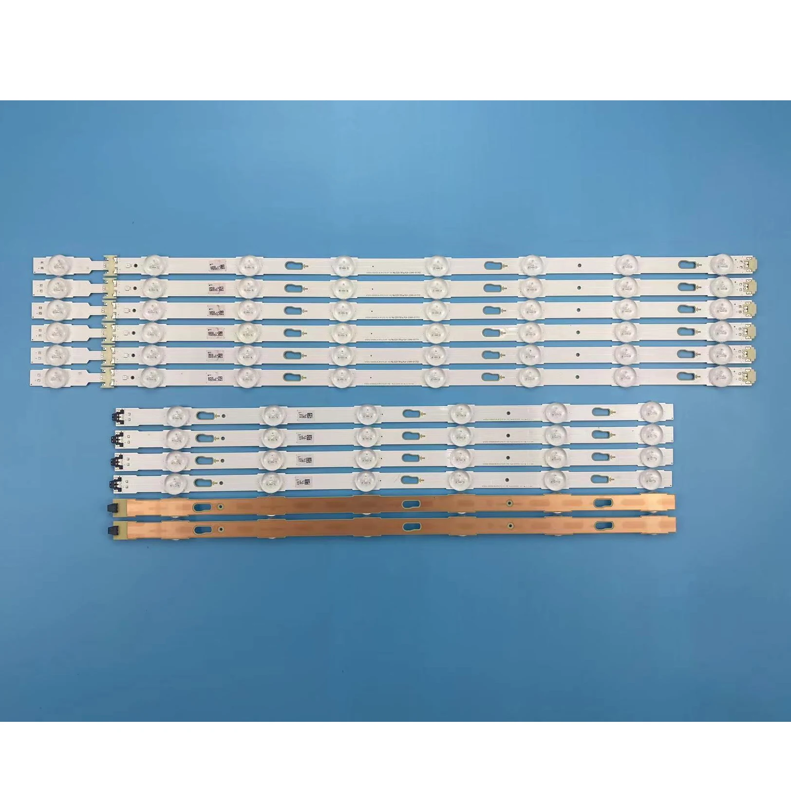 Tira Conduzida para Samsung Ue55ku6070 Ue55ju6750 Ue55ju6450u Ue55ju6060 Ue55ju6480u Ue55mu6120k Ue55ju6500k Ue55mu6220 12 Pcs - Imagem 2
