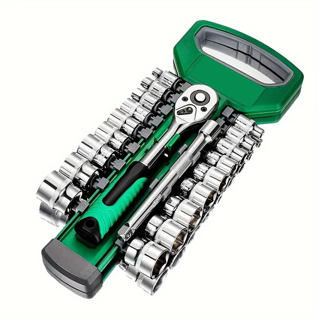 סט מפתחות ראצ'ט CRV של Galacok 3/8 כלי עבודה למכוניות תיקונים במוסך סט מפתחות סוקט DIY סדנה כלי עבודה ידניים 1