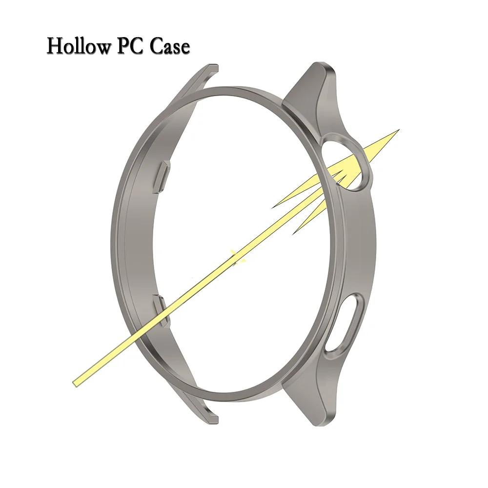 Durable PC Protective Shell - Hollow Design Watch Cover Decoration