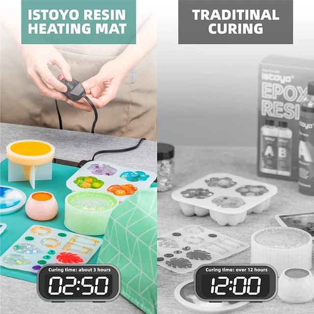 Resin Heating Mat Fast Resin Curing Mat With Timer Cover For Resin Silicone  US Plug - AliExpress