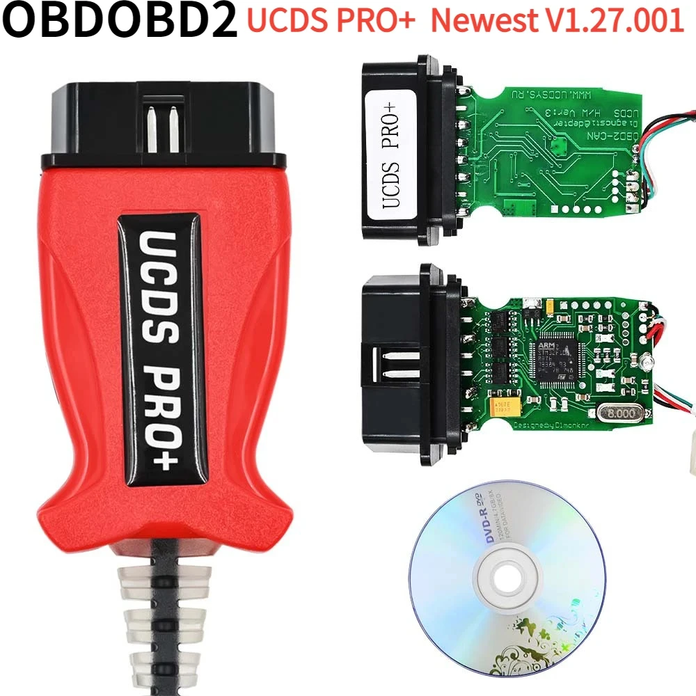 Новый OBD2 UCDS Pro для Frd/Ford UCDS Pro + V1.27.001 полный спектр функций с 35 токенами UCDS Pro OBD2 Диагностический кабель полная Лицензия UCD
