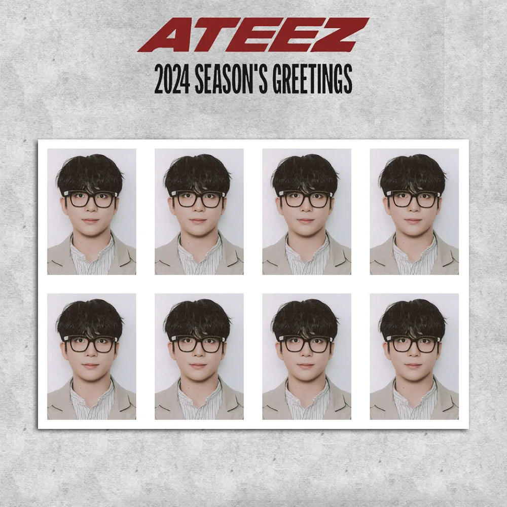 ATEEZ season greeting ソンファ 社員証 ID ATEEZ season greeting ソンファ 社員証 ID ATEEZ 2024 Season's