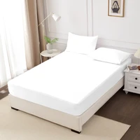 Kuup High Quality Fitted Sheet 90/180/150x200 Cm Mattress Cover Elastic Band Bed Sheet Queen King Size No Pillowcases Included 2