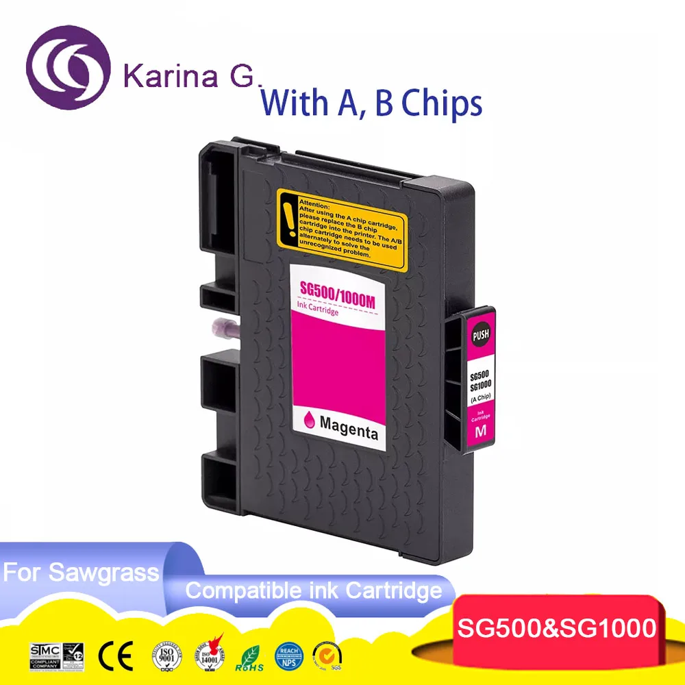 SG500 SG1000 SG 500 SG 1000 Premium Color Compatible Sublimation Inkjet Ink Cart