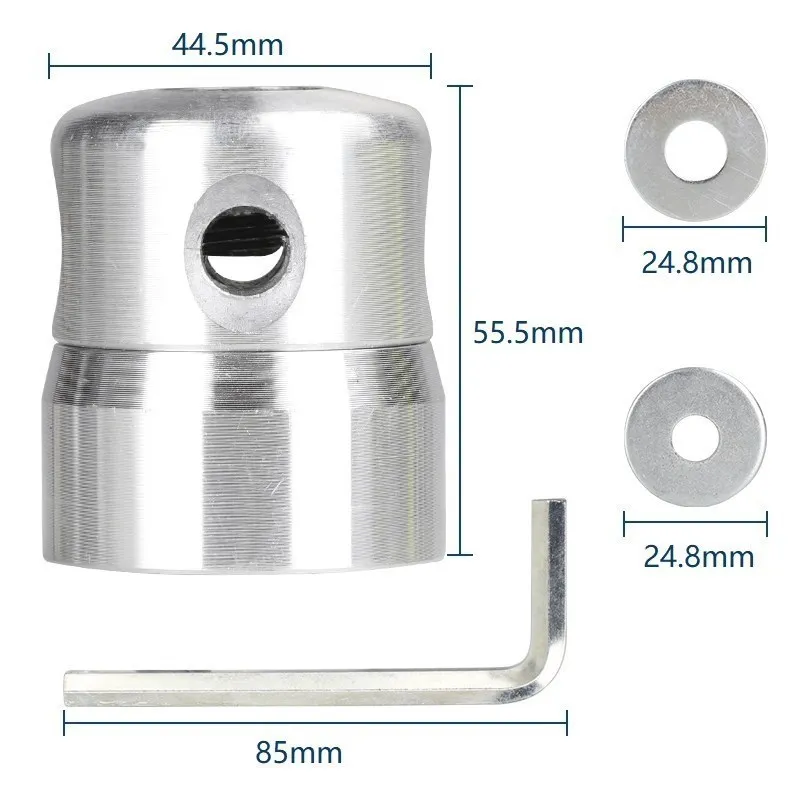 Grass Trimmer Head Aluminum with Four Trimmer Lines for Universal Brush Cutter Replacement