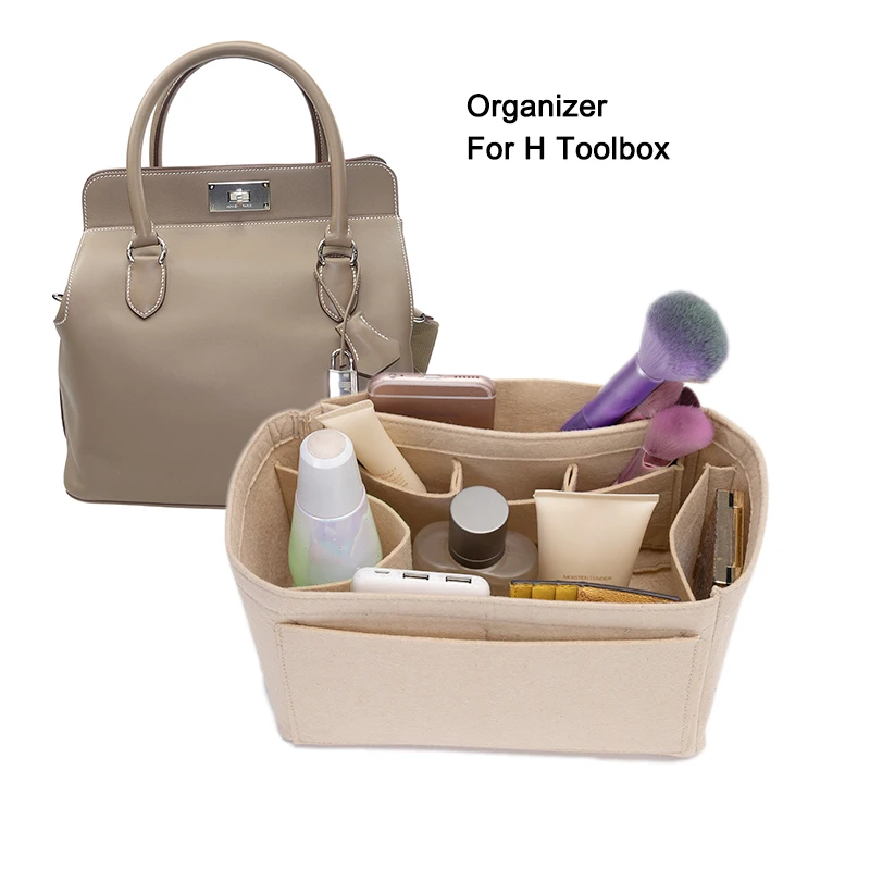 Bag Organizer For Hermez Toolbox 20 26 33,Handbag Organizers And Storage Inserts Tote Liner