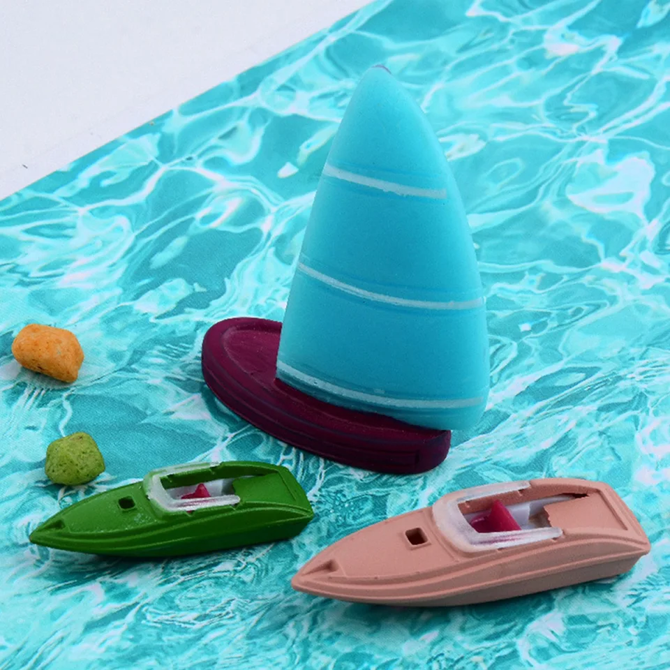 1Pc Diy Handgemaakte Scène Simulatie Water Zand Tafel Gebouw Model Materiaal Rimpel Water Scène Meer Wateroppervlak Waterpatroon  26