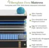 High-Quality Queen Mattress, 14 Inch Plush Hybrid Mattresses with Cool Gel Memory Foam Technology - Fiberglass-Free Design 2