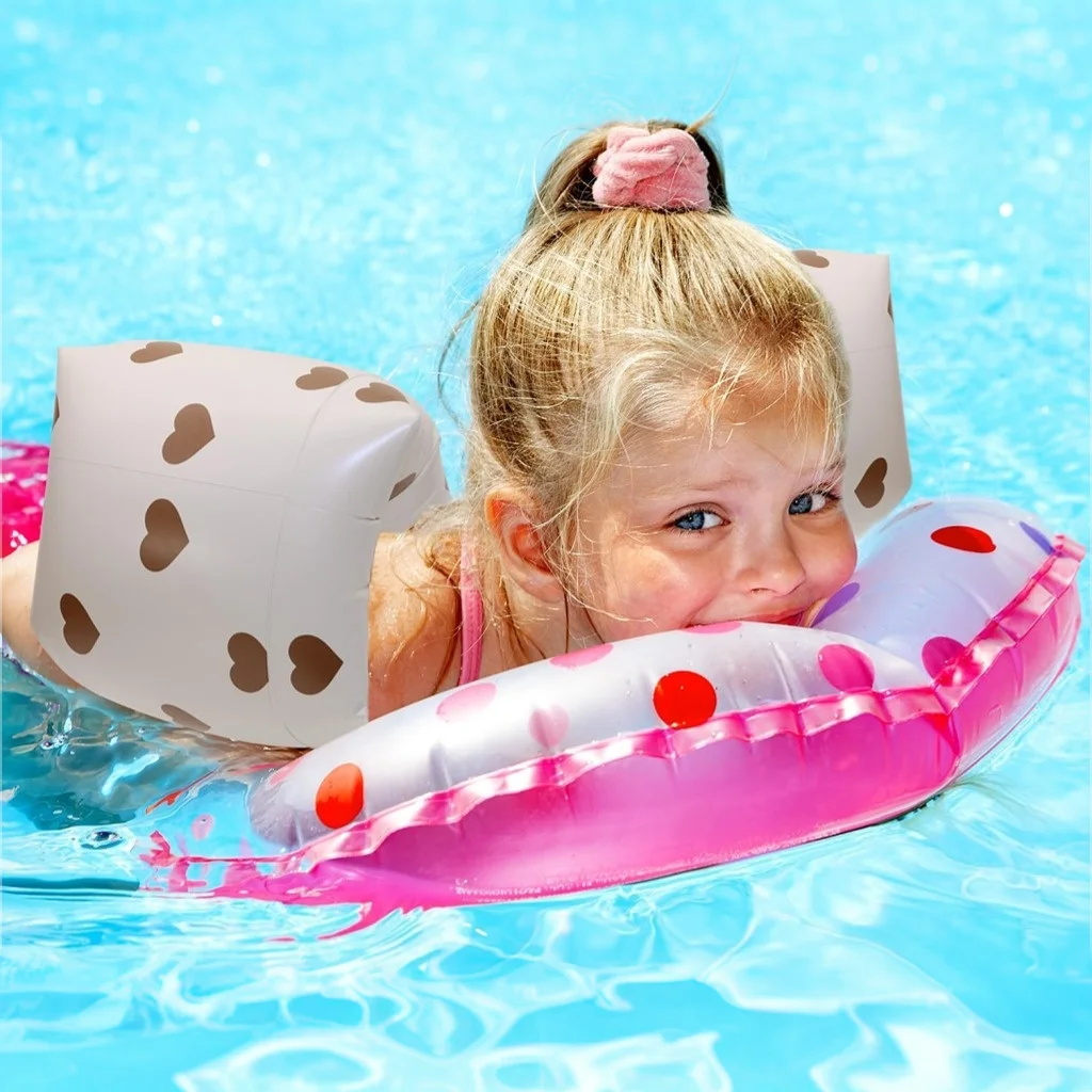 1 Pair of Floating Arm Covers Double Airbag Inflatable Swimming Pool Floating Arm PVC Adult Children Swimming Gear